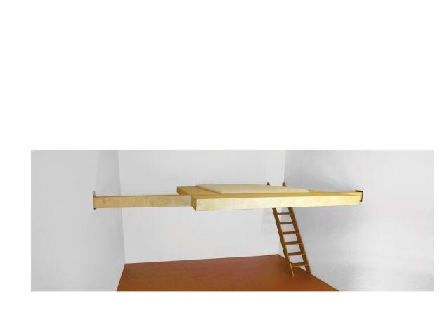  Hochbett in Birkensperrholzhohlbau